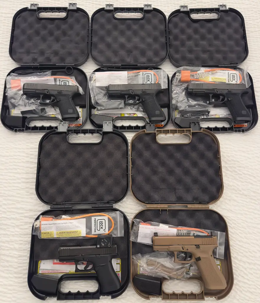 Classified ad 'BNIB G19 Gen. 6, G45 Gen. 6, G17 Gen. 6, G43X COA, G19XV MOS, G43X MOS - Fresno'